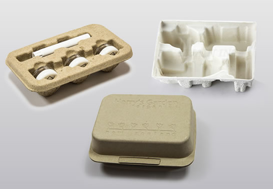 Molded pulp packaging
